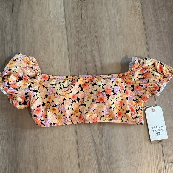 NWT Billabong Forever Dazed Crop Bikini Top - Picture 7 of 9